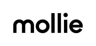 Schwarzes Logo von Mollie in moderner Schriftart.